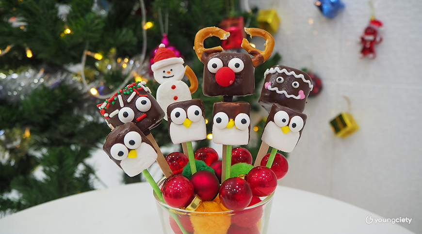 มาร์ชแมลโลว์เคลือบช็อกโกแลต ( Chocolate covered Marshmallow )
