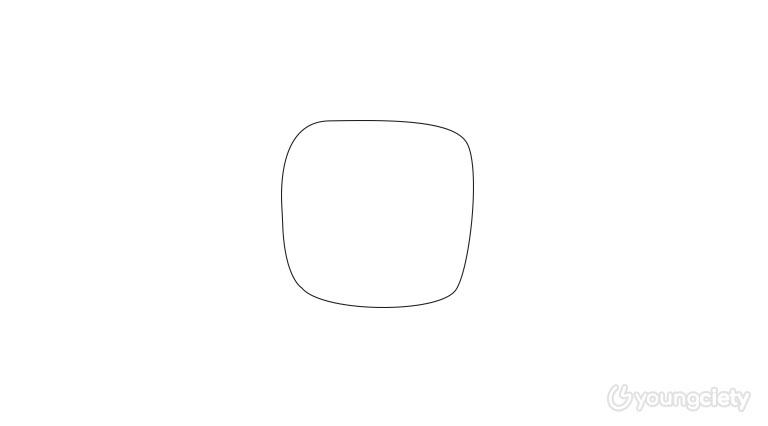 ขั้นตอนการวาดภาพ มอนสเตอร์แบบที่ 3 ขั้นตอนที่ 1